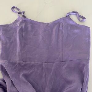 Purple Spaghetti Strap Dress